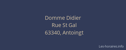 Domme Didier