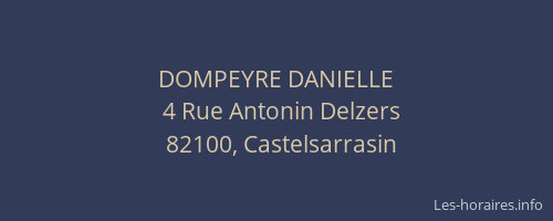 DOMPEYRE DANIELLE