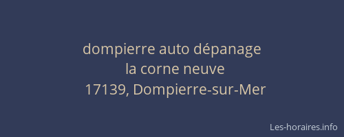 dompierre auto d&eacute;panage