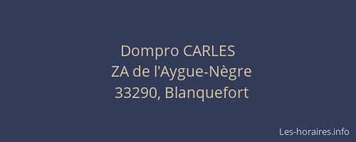 Dompro CARLES