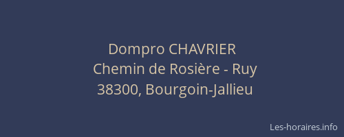 Dompro CHAVRIER
