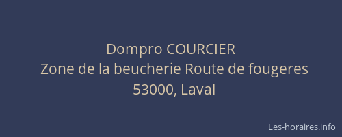 Dompro COURCIER