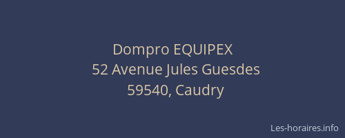Dompro EQUIPEX