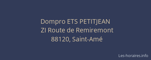 Dompro ETS PETITJEAN
