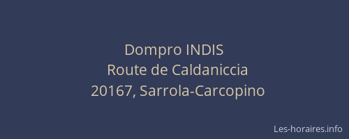 Dompro INDIS