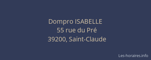 Dompro ISABELLE