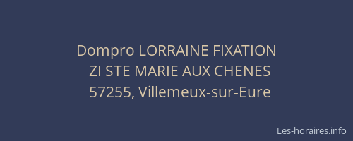 Dompro LORRAINE FIXATION