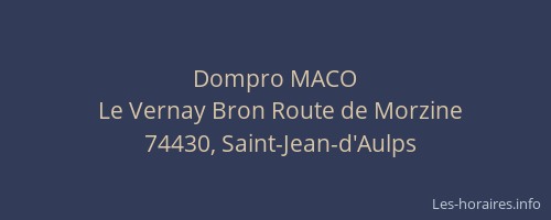 Dompro MACO