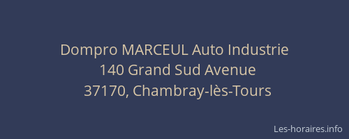 Dompro MARCEUL Auto Industrie
