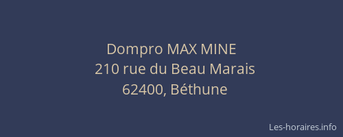 Dompro MAX MINE