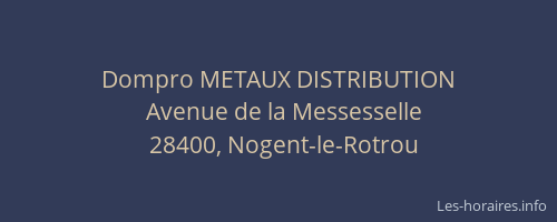 Dompro METAUX DISTRIBUTION