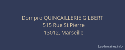 Dompro QUINCAILLERIE GILBERT