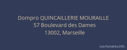 Dompro QUINCAILLERIE MOURAILLE