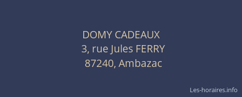 DOMY CADEAUX