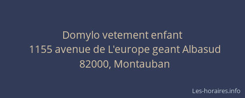 Domylo vetement enfant