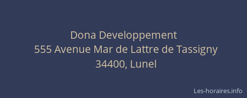 Dona Developpement