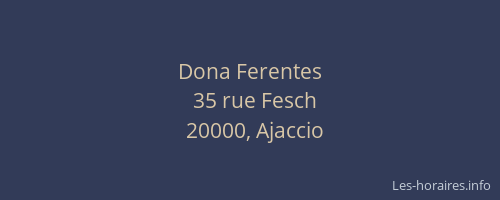 Dona Ferentes