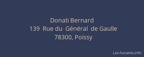 Donati Bernard