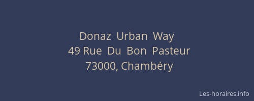 Donaz  Urban  Way
