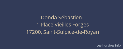 Donda S&eacute;bastien
