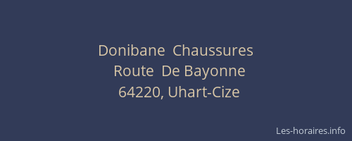 Donibane  Chaussures