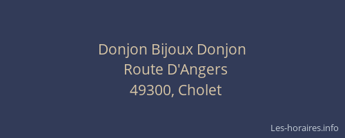 Donjon Bijoux Donjon