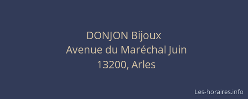 DONJON Bijoux