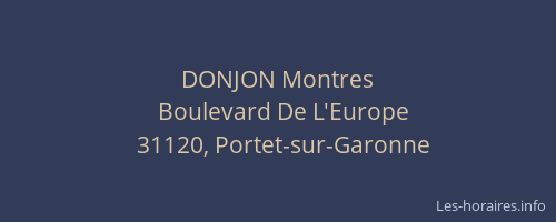 DONJON Montres