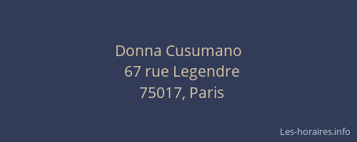 Donna Cusumano