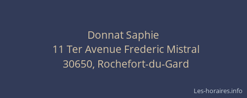 Donnat Saphie