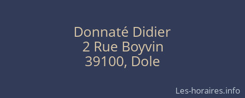 Donnaté Didier