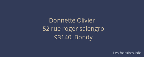Donnette Olivier