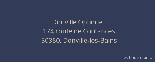 Donville Optique