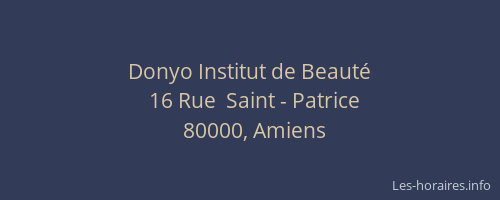 Donyo Institut de Beauté