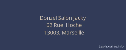 Donzel Salon Jacky