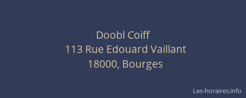 Doobl Coiff