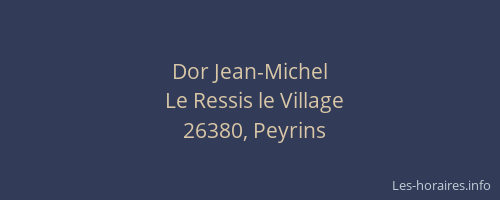 Dor Jean-Michel