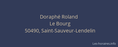Doraph&eacute; Roland
