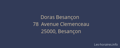 Doras Besançon
