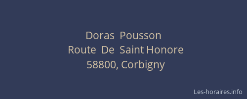 Doras  Pousson