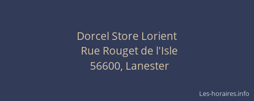 Dorcel Store Lorient