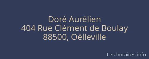 Doré Aurélien