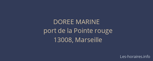 DOREE MARINE
