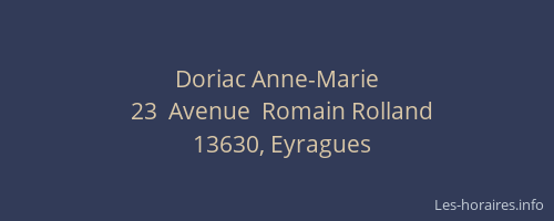 Doriac Anne-Marie