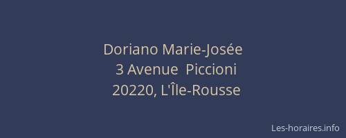 Doriano Marie-Josée