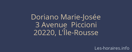 Doriano Marie-Josée