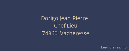 Dorigo Jean-Pierre