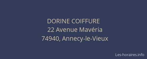 DORINE COIFFURE