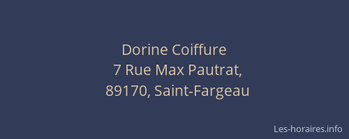 Dorine Coiffure