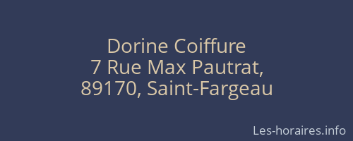 Dorine Coiffure